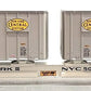 Walthers 932-3921 HO Scale New York Central Flexi-Van Flatcar w/Trailers #504228 EX