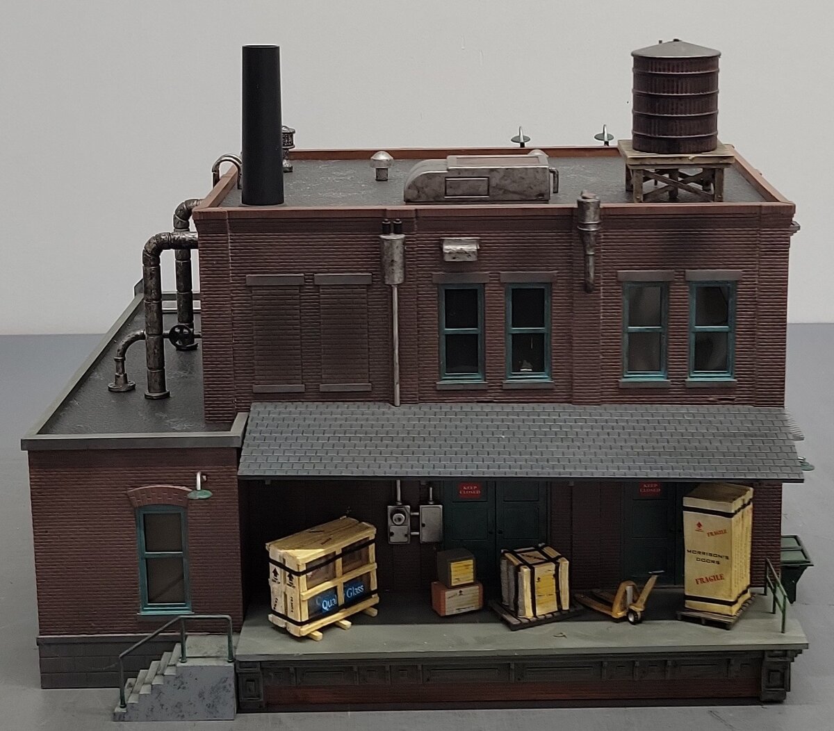 Landmark Structures BR5848 O Morrison Door Factory-Assembled LN