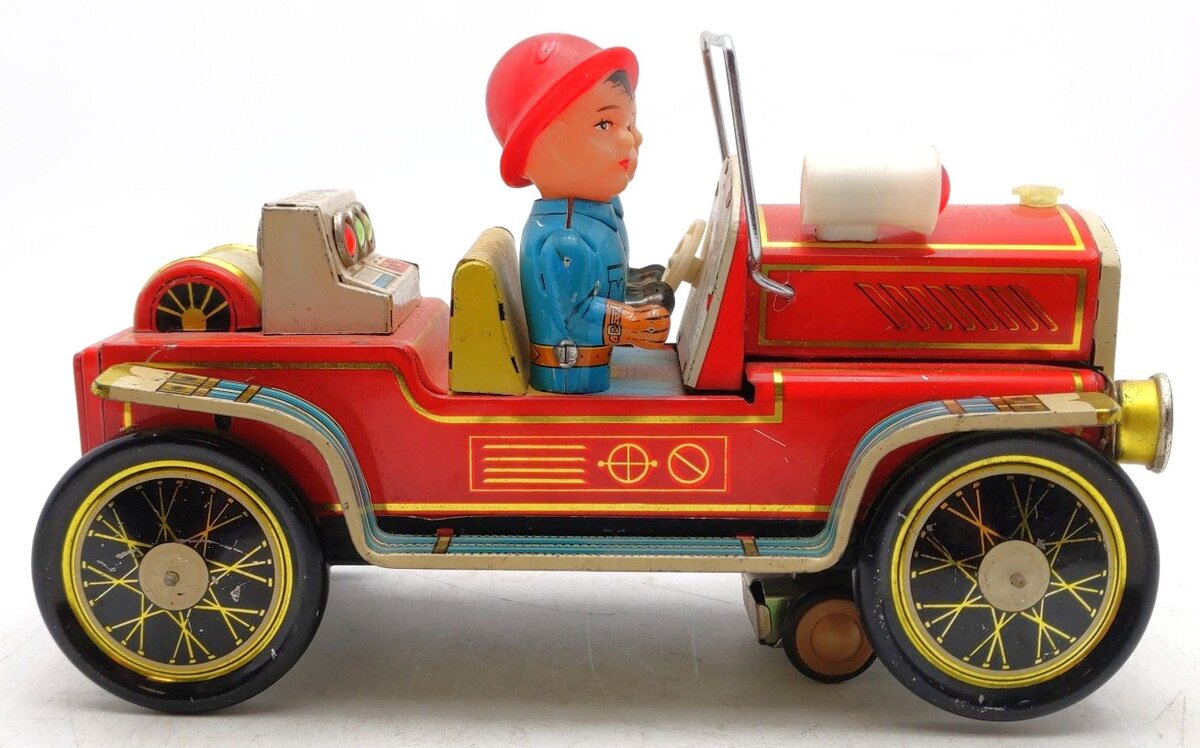 China ME-699 Tinplate Fire Department Chief Car- Battery Operated VG