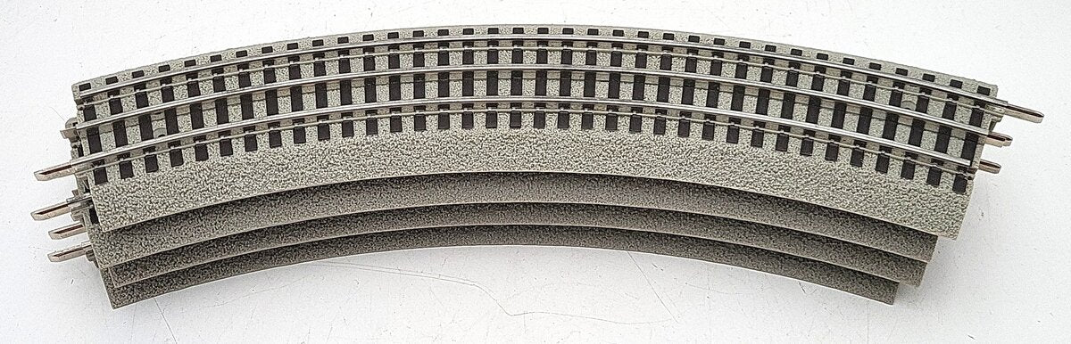 Lionel 6-12033 O36 Scale Curved Track FasTrack (Pack of 4) EX