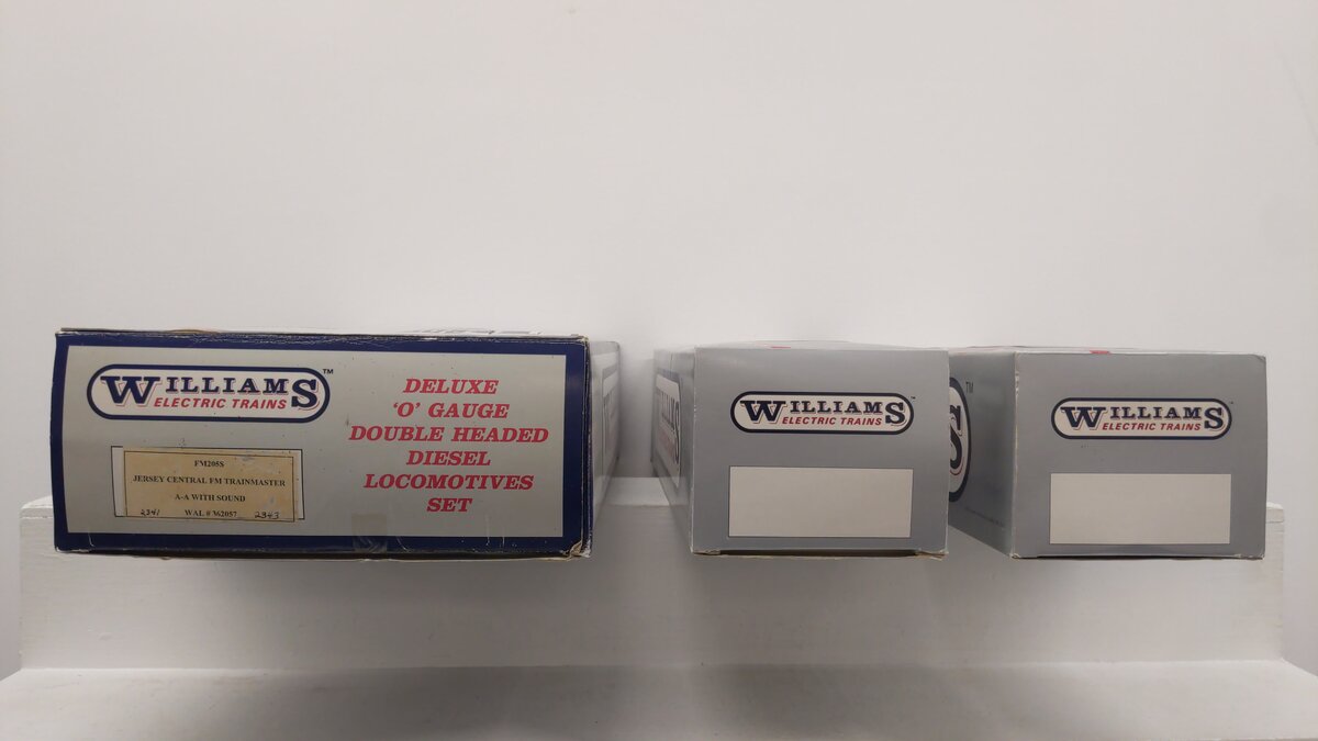 Williams WAL362057 Central of New Jersey  FM (Set of 2) EX/Box
