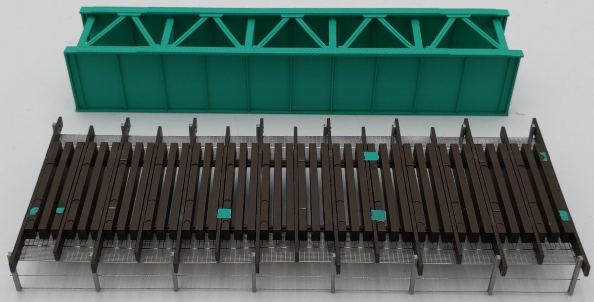 ExactRail EE-9603 HO 72' Undecorated Plate Girder Bridge Kit VG/Box