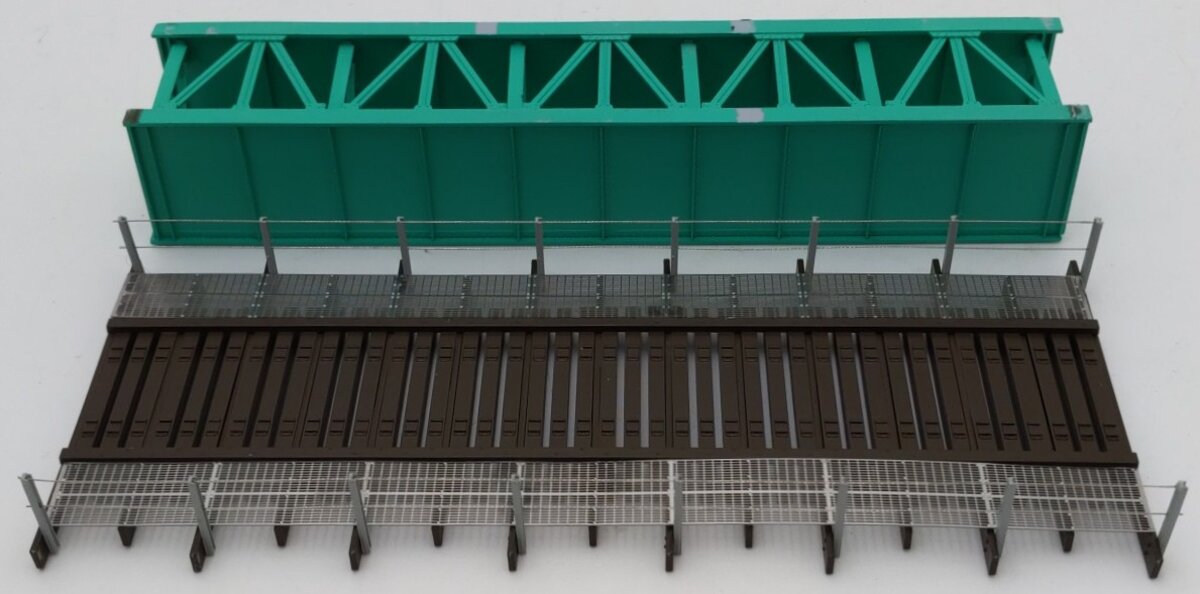 ExactRail EE-9603 HO 72' Undecorated Plate Girder Bridge Kit VG/Box