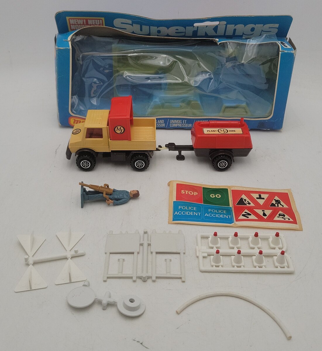Matchbox K-30 Super Kings Unimog and Compressor Set EX/Box