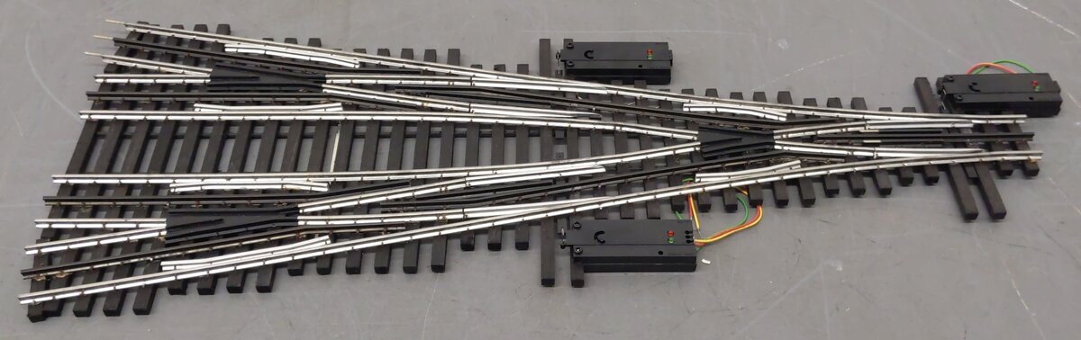 Ross 170M25 O Gauge Four Way Switch Turnout with Dz1000 VG