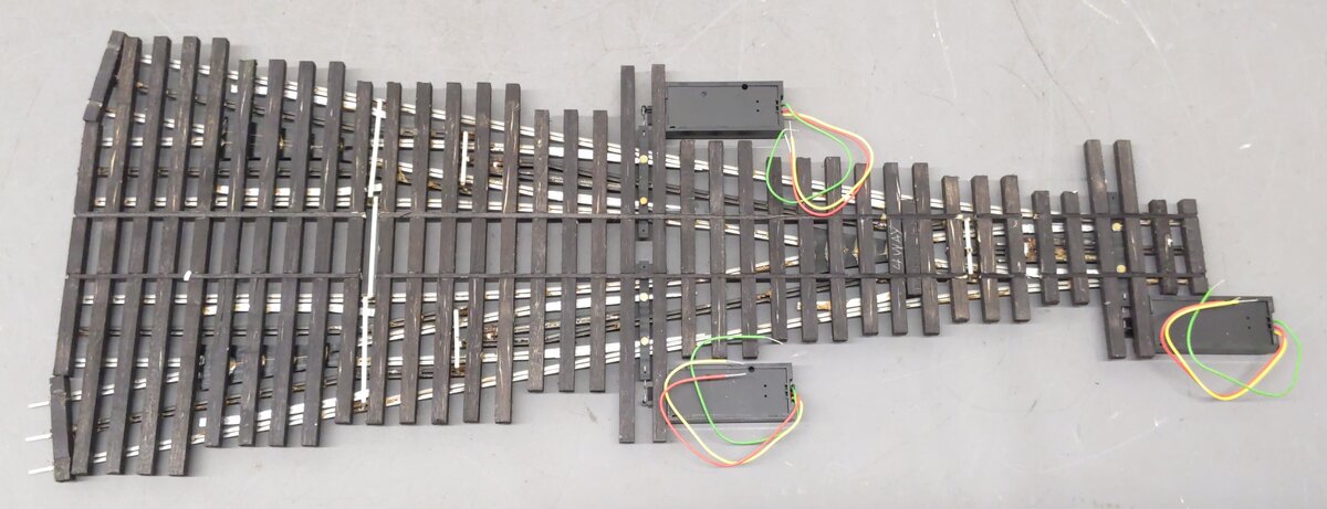 Ross 170M25 O Gauge Four Way Switch Turnout with Dz1000 VG