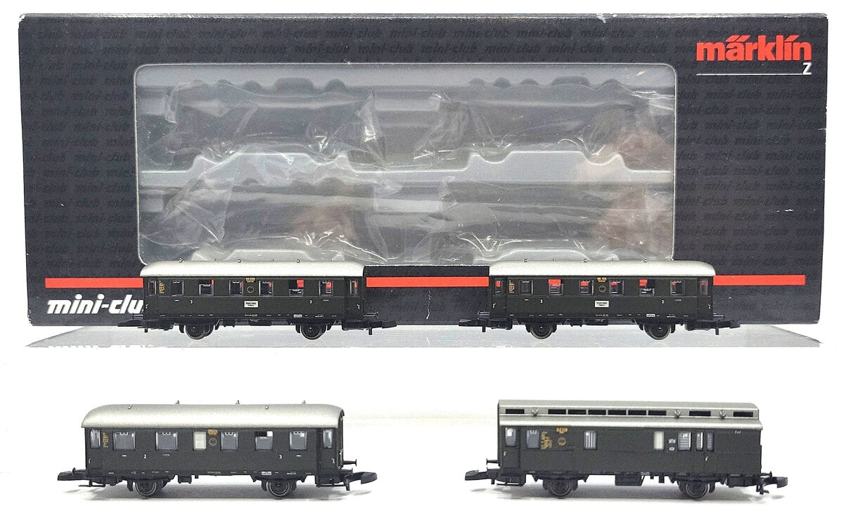 Marklin 87672 Z DRG Hollentabahn Passenger Car Set (Set of 4) LN/Box