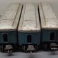 Lionel 2640S Vintage O Prewar Blue Pullman Car Passenger Set: 2640, 2640, 2641