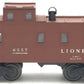 Lionel 6557 Vintage O Lionel Lines Smoking Caboose EX