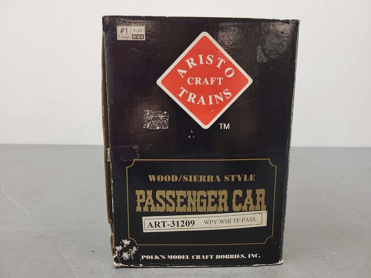 Aristo-Craft 31209 White Pass & Yukon Wooden Observation Car EX/Box