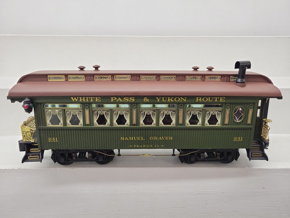 Aristo-Craft 31209 White Pass & Yukon Wooden Observation Car EX/Box