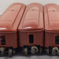 Lionel 2442S Vintage O Tinplate Brown Passenger #2442, 2442, 2443 (Set of 3) VG