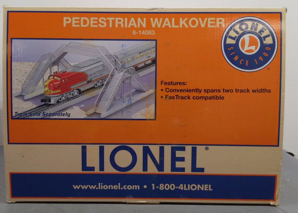 Lionel 6-14083 Pedestrian Walkover Bridge LN/Box