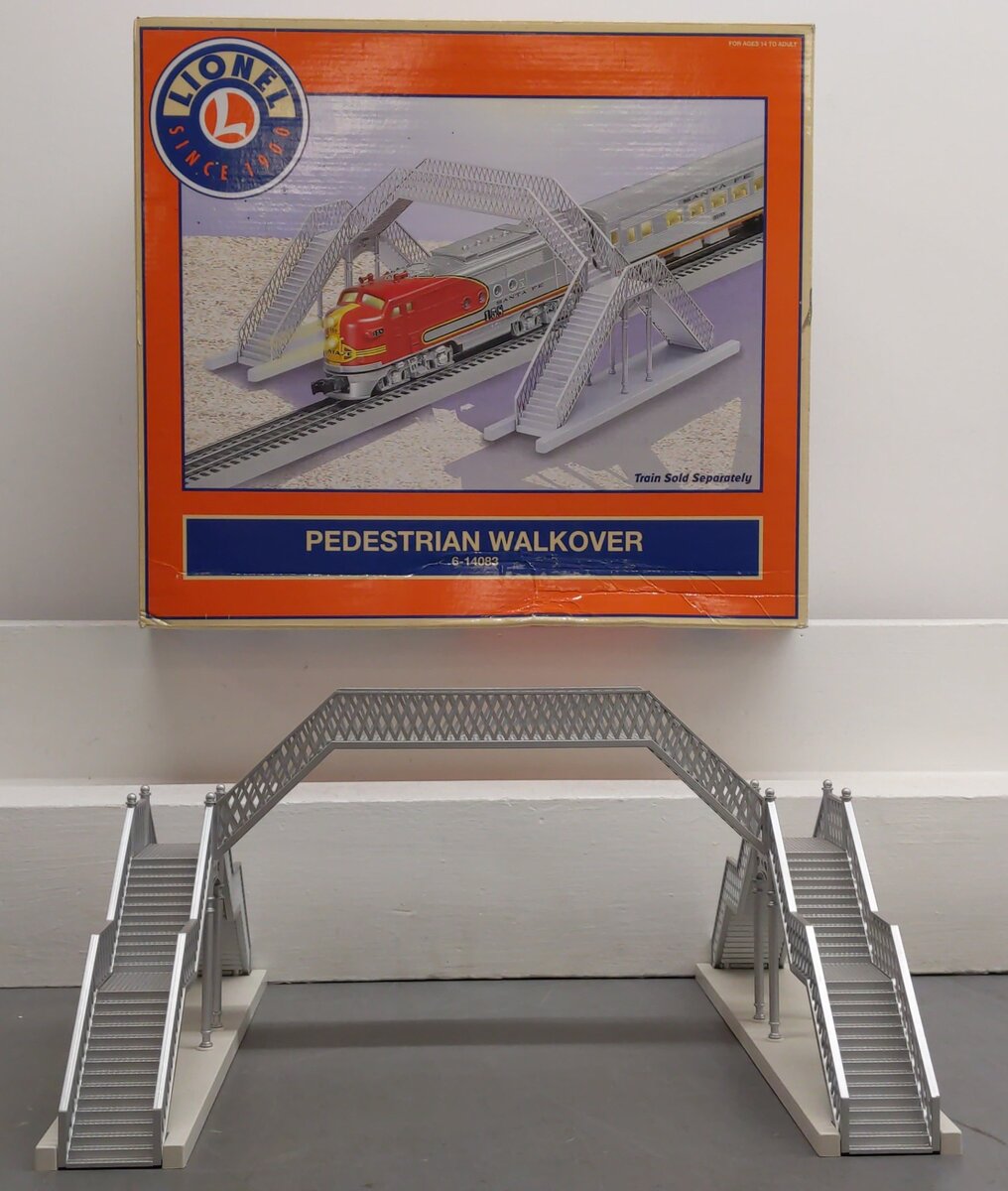 Lionel 6-14083 Pedestrian Walkover Bridge LN/Box