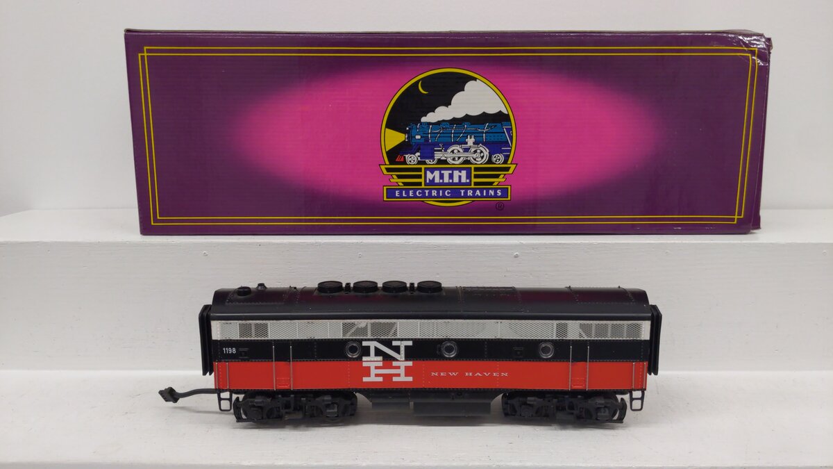 MTH 20-2097-0 O Gauge New Haven F-3 B-Unit Diesel Engine #1198 EX/Box