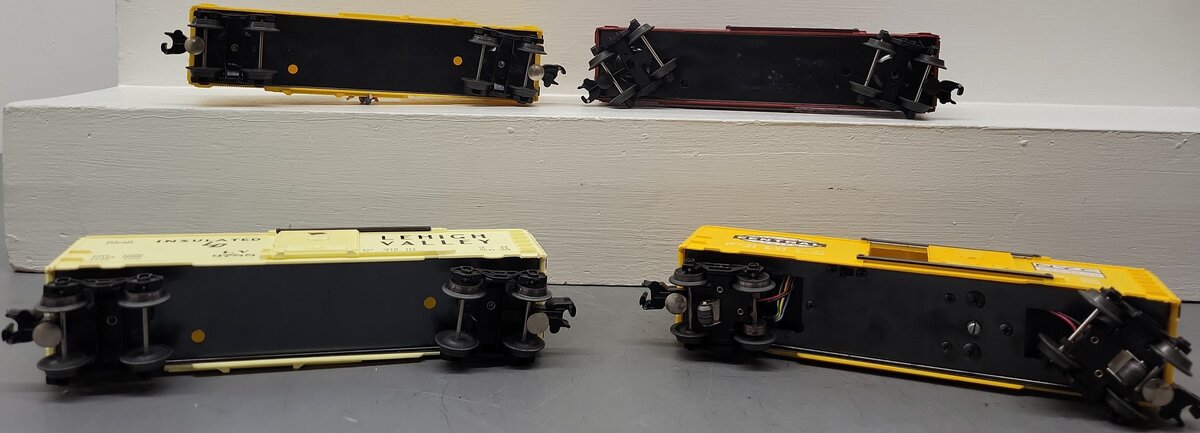 Lionel O Gauge Assorted Box Cars:6-9788, 6-9753, 6-29285, 6-29283 [4] EX/Box