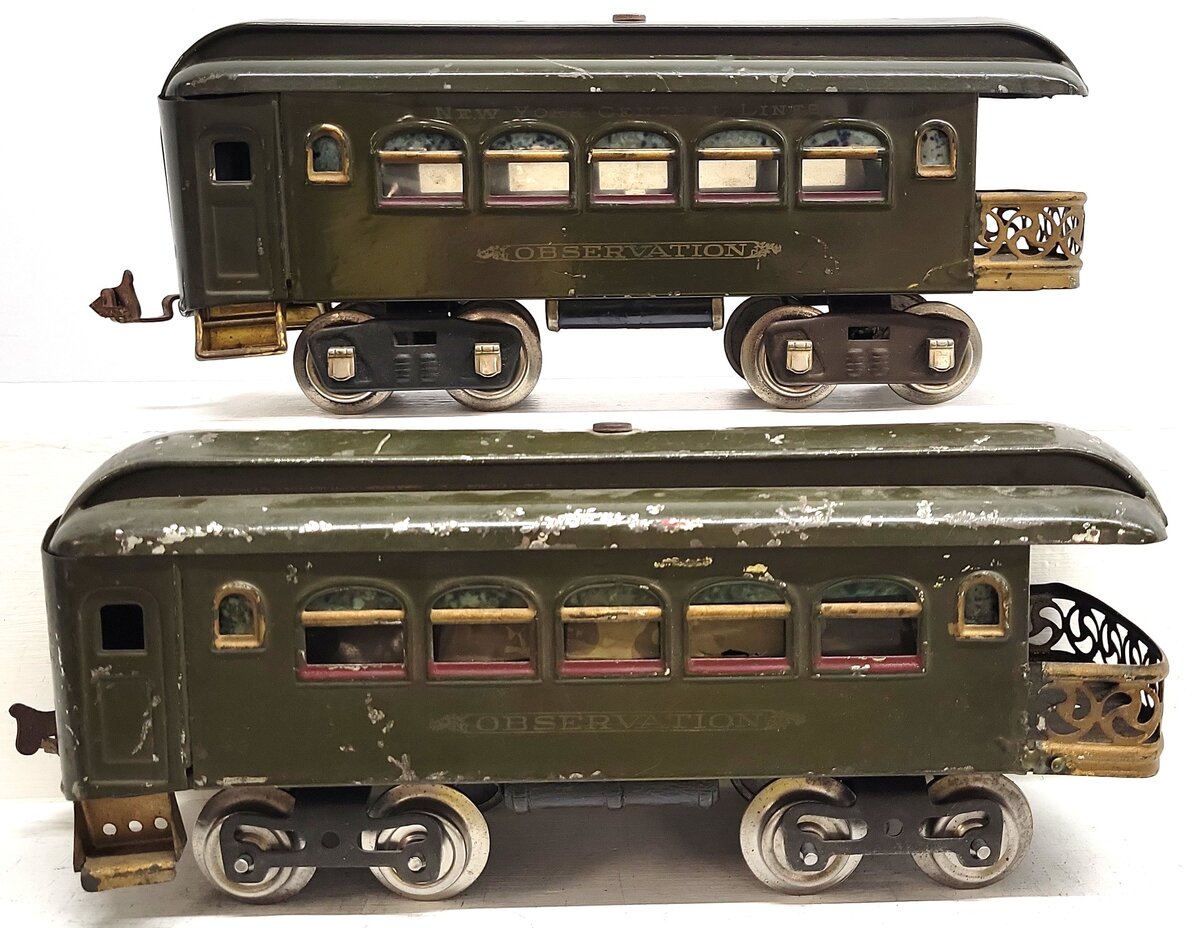 Lionel 36 Vintage Standard Gauge NYC Dark Olive Observation Car [2]