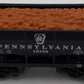 Lionel O Gauge Pennsylvania Railroad Hopper Car #13182 w/ Stone Load EX