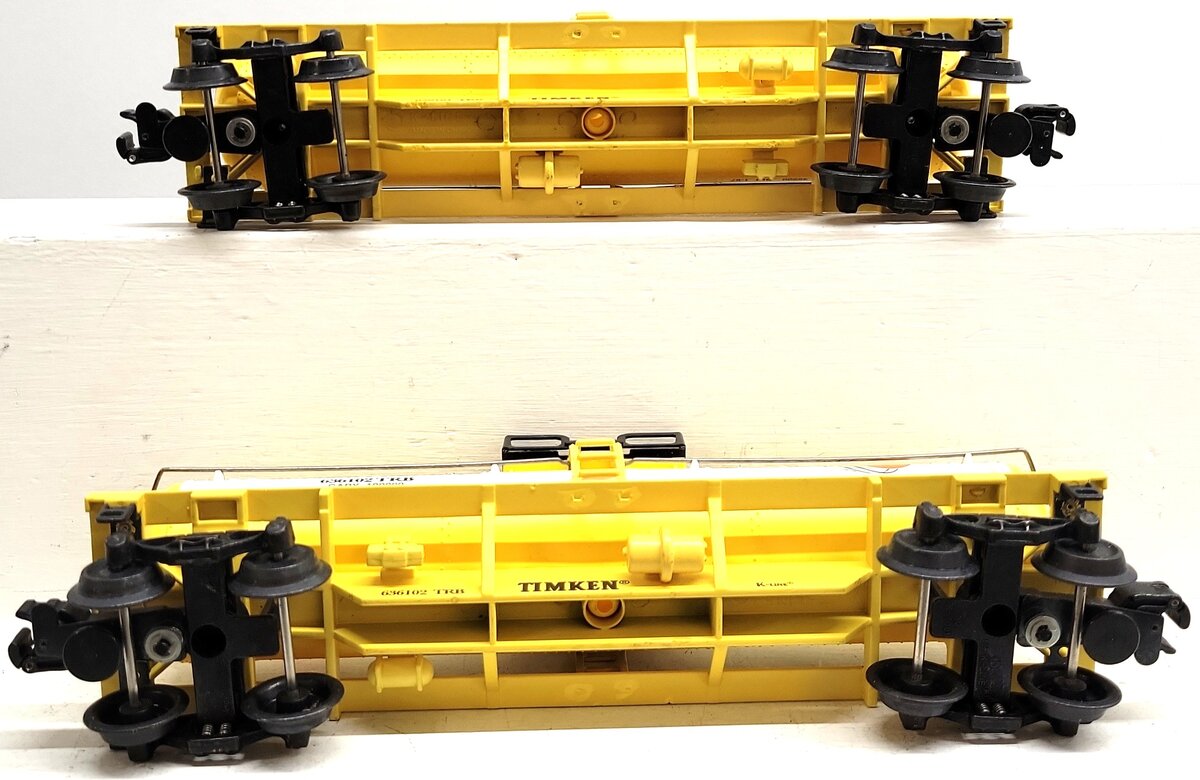K-Line K6361A O Gauge Timken Tank Car (Set of 2) EX