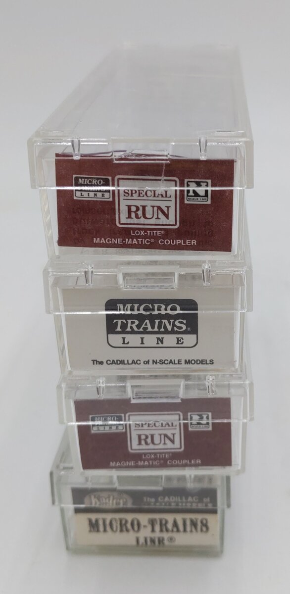 Micro-Trains & Other N Scale Assorted Gondolas [4] EX/Box