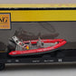 MTH 30-76249 O Gauge New Haven Flat Car w/Rescue Boat VG/Box
