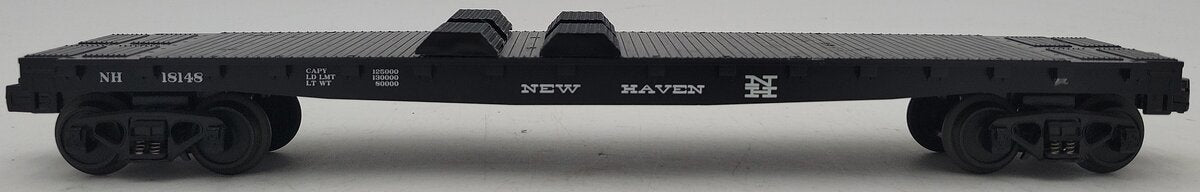 MTH 30-76249 O Gauge New Haven Flat Car w/Rescue Boat VG/Box