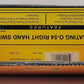 MTH 40-1055 O54 RealTrax Nickel Silver Right Hand Remote Switch Turnout LN/Box