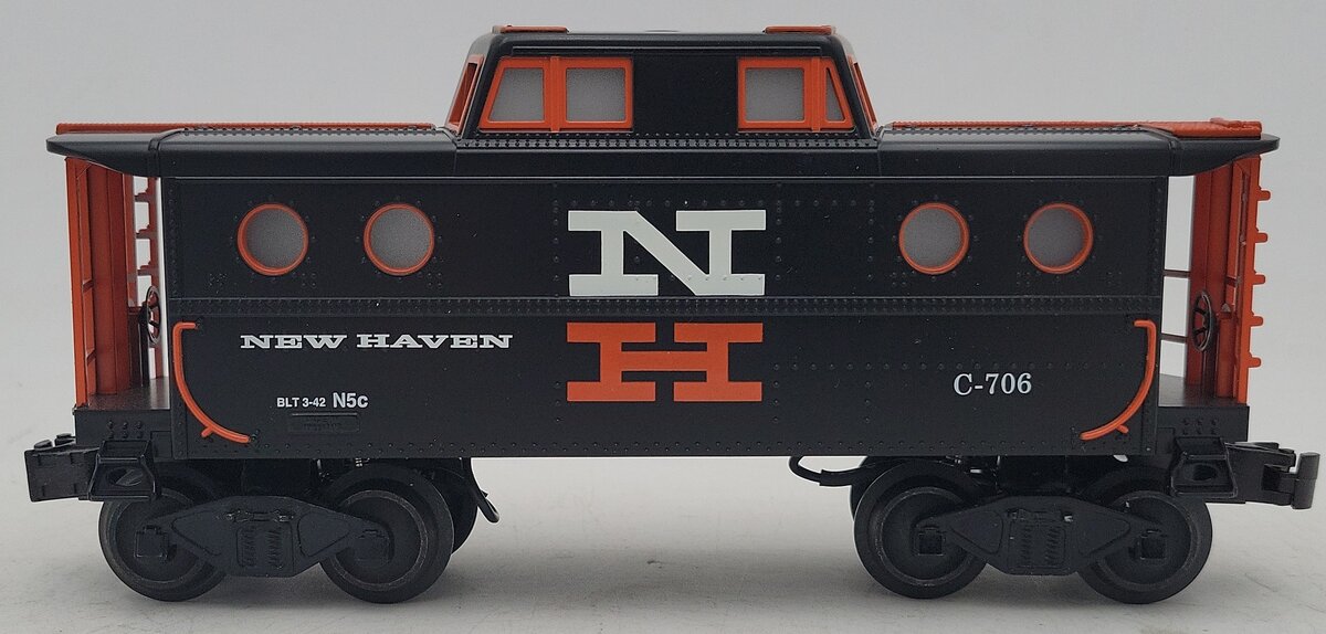 Williams CAB113 O Gauge New Haven Illuminated Caboose #C-706 EX/Box