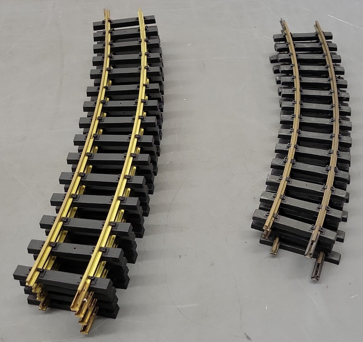 Aristo-Craft G Scale Assorted Curved Brass Track: 30100, 11600 [7] VG