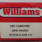 Williams CAB113 O Gauge New Haven Illuminated Caboose #C-706 EX/Box