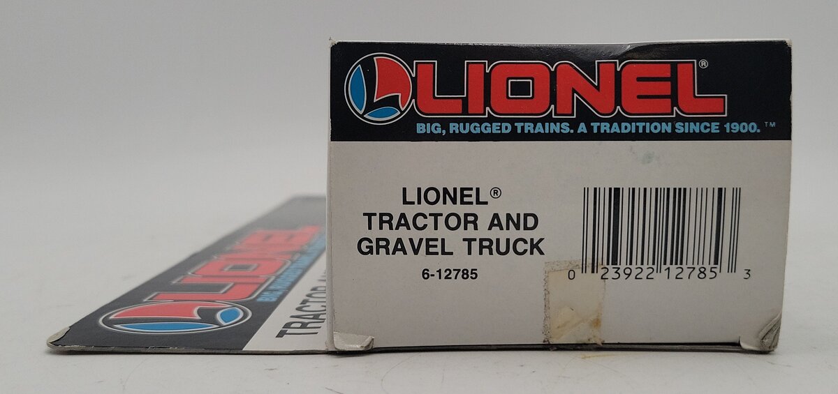 Lionel 6-12785 O Gauge Lionel Gravel Company Tractor & Gravel Truck EX/Box