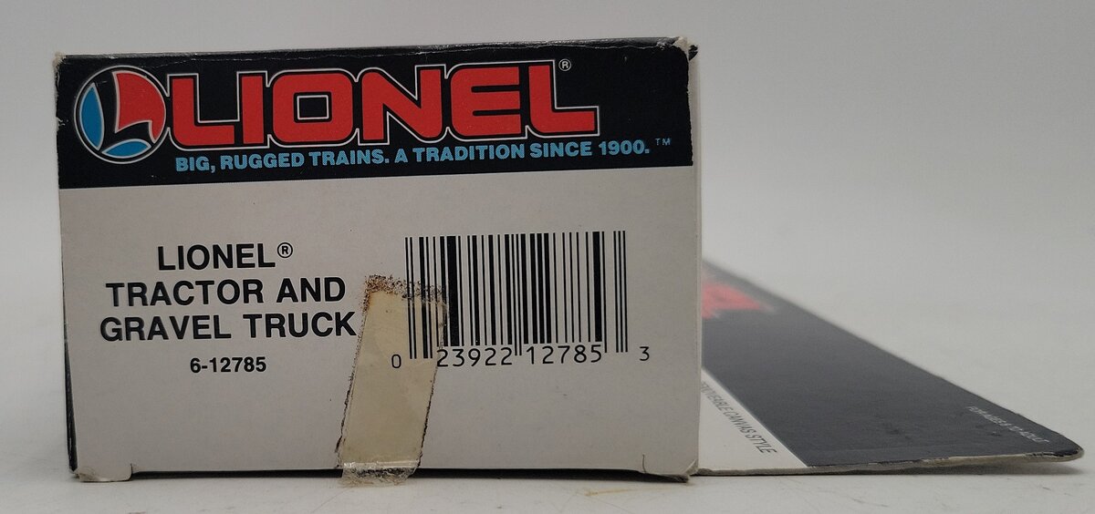 Lionel 6-12785 O Gauge Lionel Gravel Company Tractor & Gravel Truck EX/Box