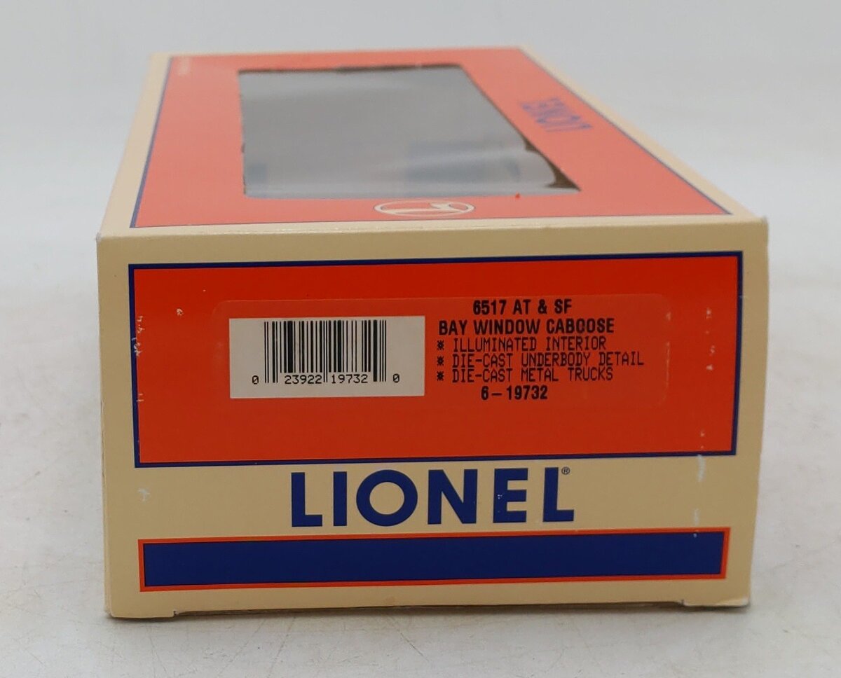 Lionel 6-19732 O Gauge AT&SF Bay Window Caboose #6517 EX/Box