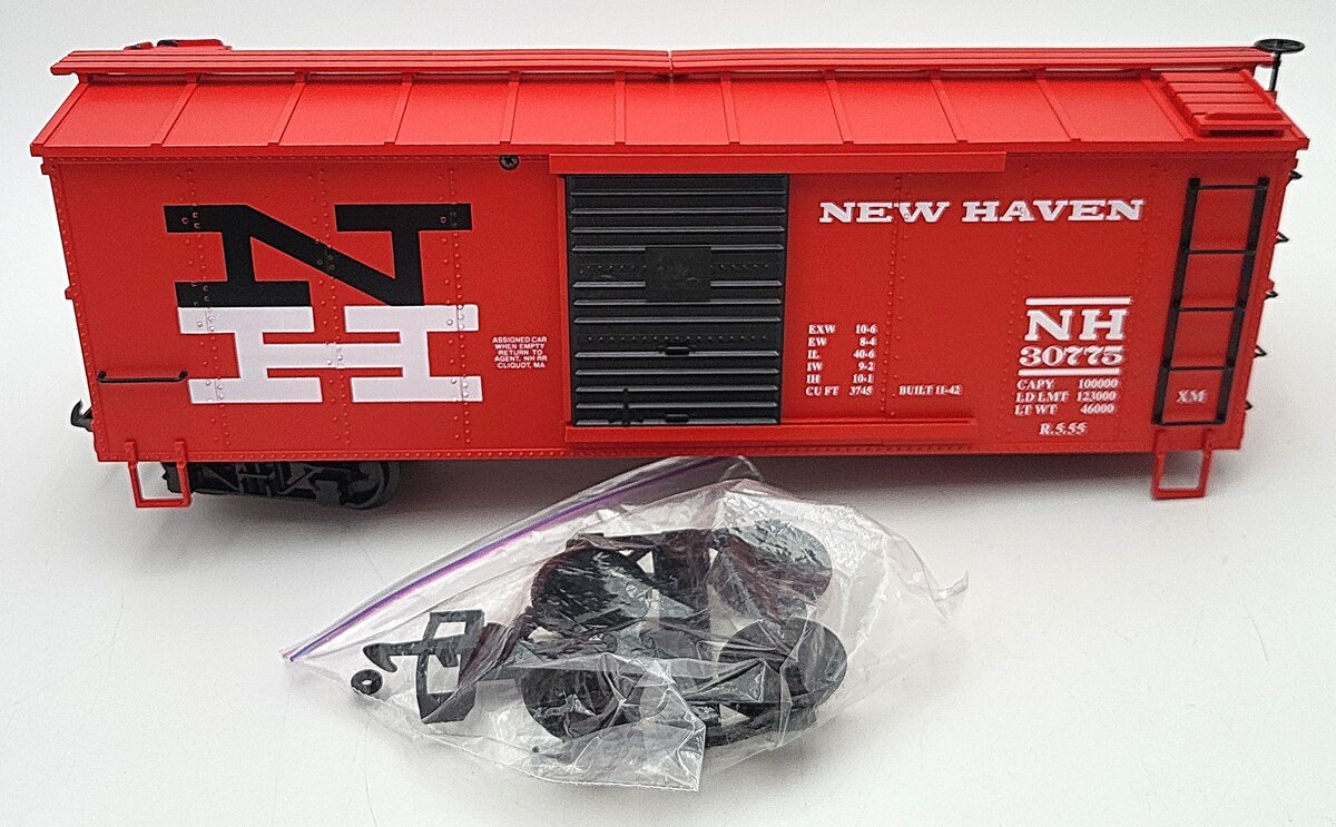 USA Trains 19053A G New Haven Steel Boxcar EX