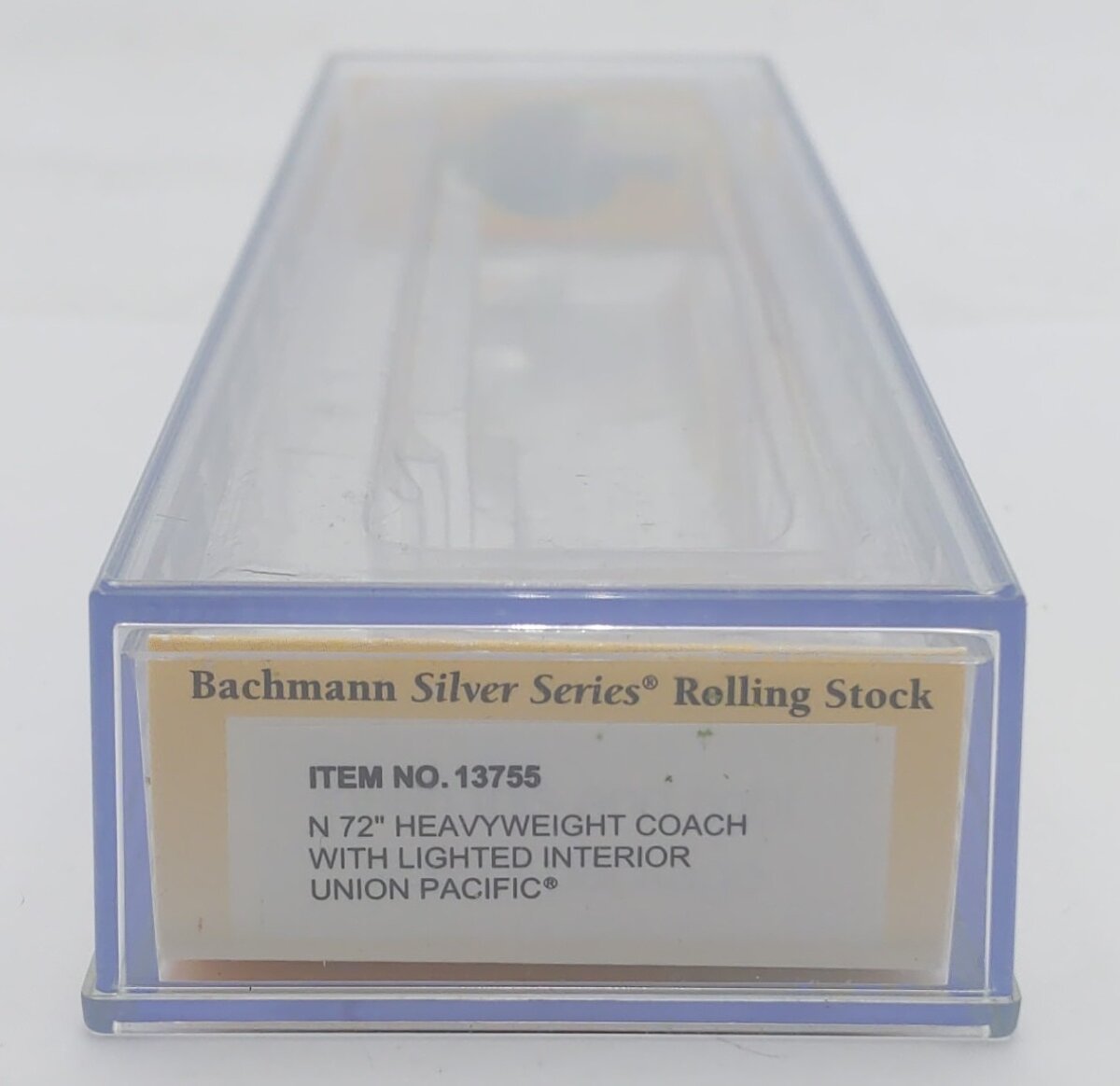 Bachmann 13755 N Union Pacific 72' Heavyweight Coach with Lighted Interior EX/Box