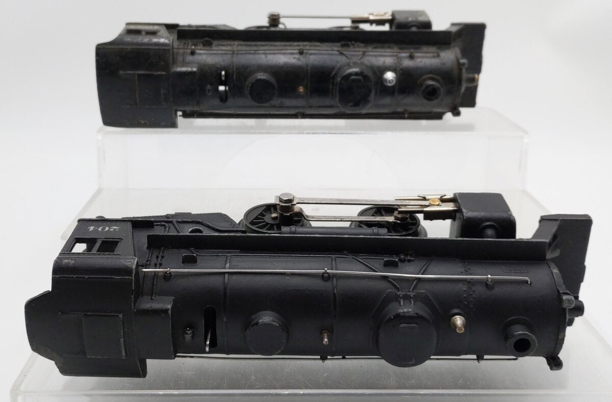 Lionel O Gauge Vintage Steam Locomotives #1684,204 [2] VG
