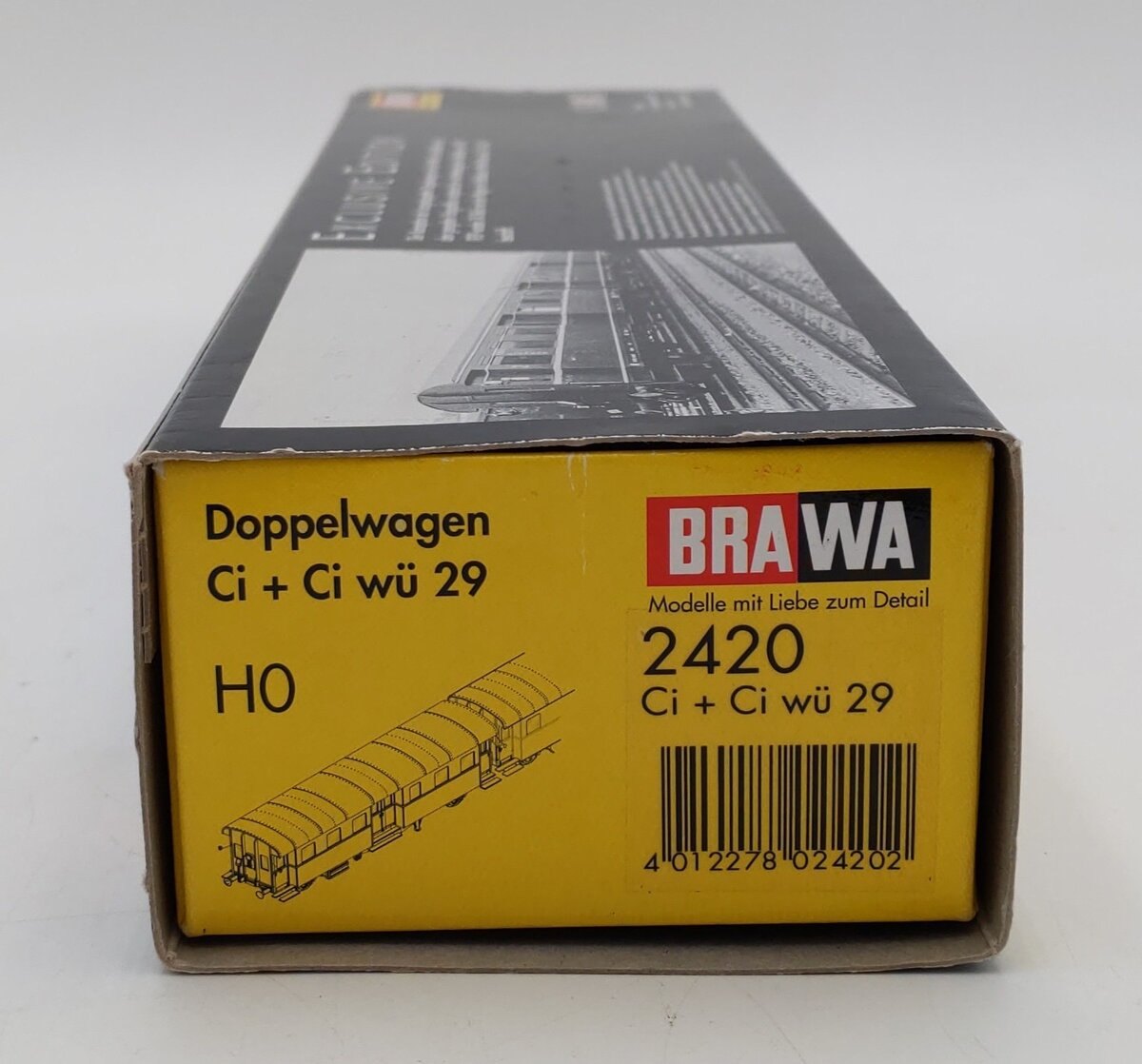 Brawa 2420 Ho Scale Passenger Car Ci+Ci Wu 29 EX/Box