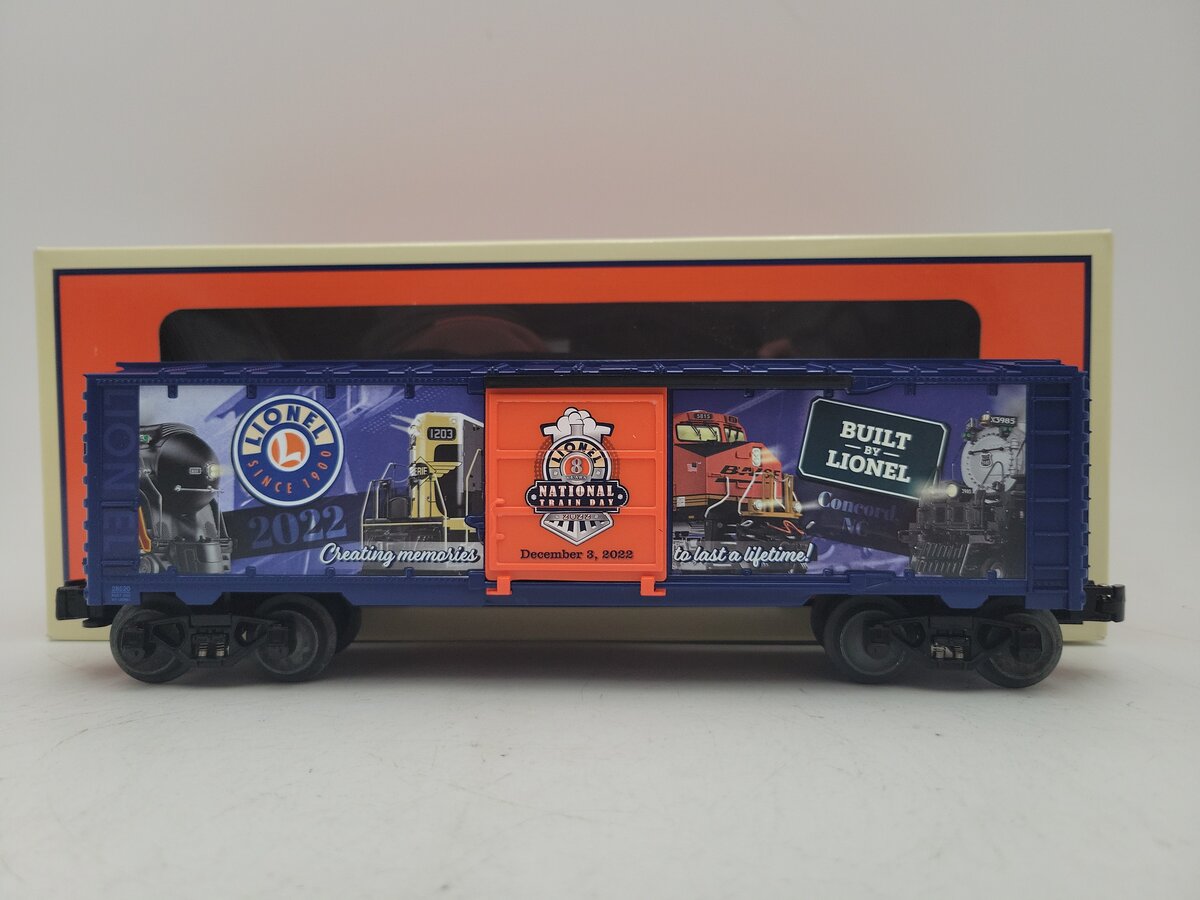 Lionel 2228520 O 2022 National Lionel Train Day 3-Rail Boxcar EX/Box