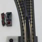 MTH 40-1021 O72 RealTrax Nickel Silver Left Hand Remote Switch Turnout EX/Box