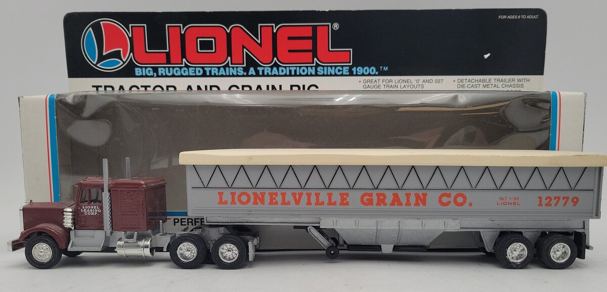 Lionel 6-12779 O Gauge Lionelville Grain Co. Tractor & Grain Rig EX/Box