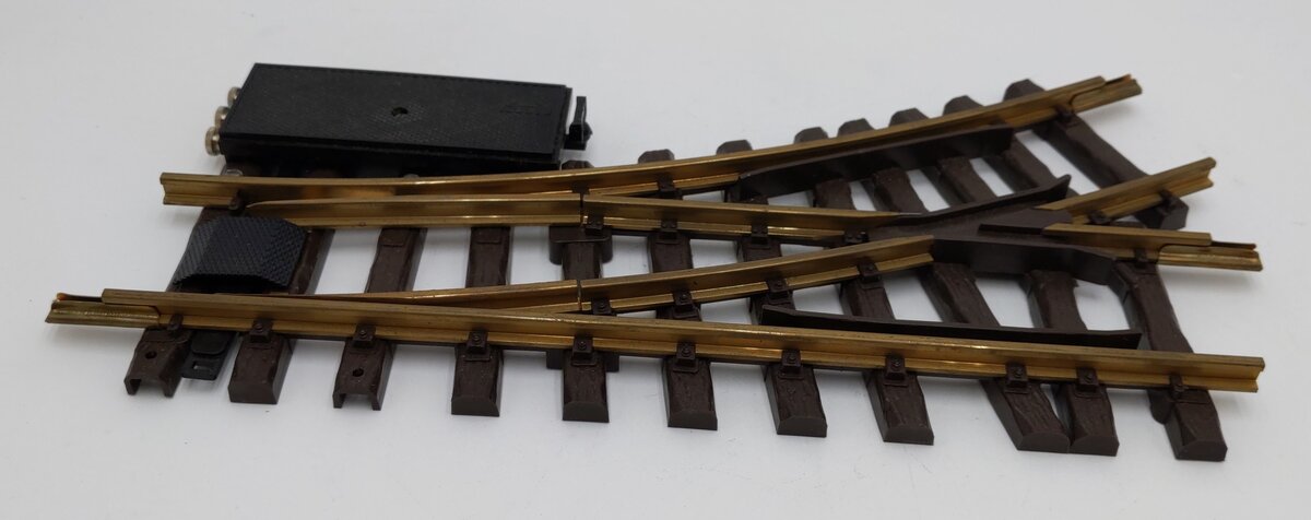 LGB 1210 G Gauge R1 Left Hand Electric Switch Turnout EX