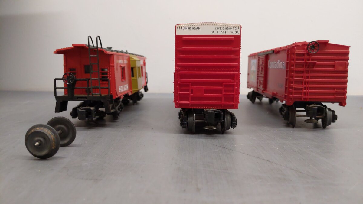 Lionel O Gauge Assorted Freight Cars [5]/Box