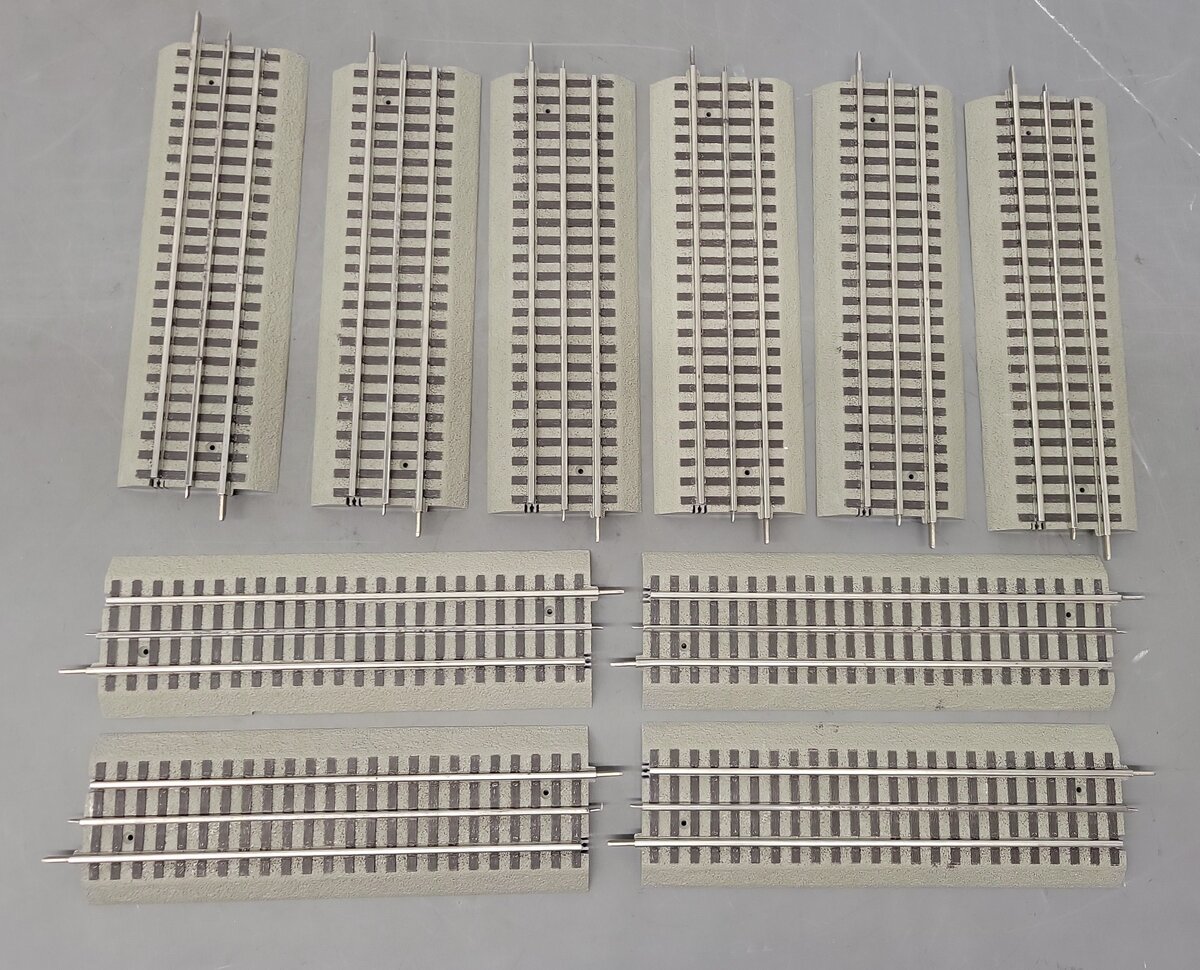 Lionel 6-12014 O Gauge FasTrack 10" Straight Track (10) EX