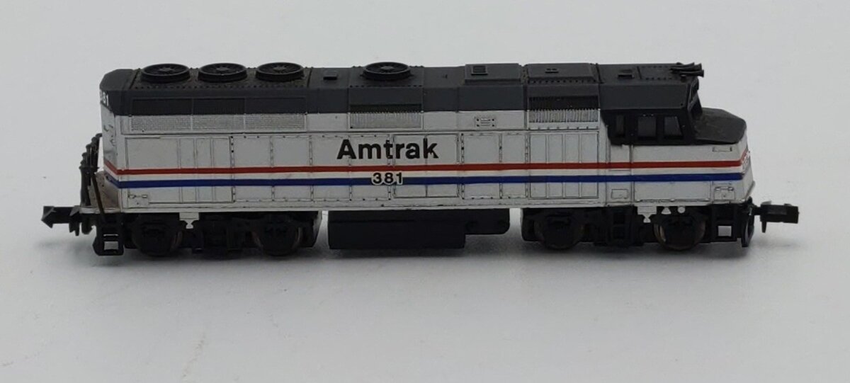 Life Like 7641 N Scale Amtrak F-40 Diesel Locomotive #381 EX/Box