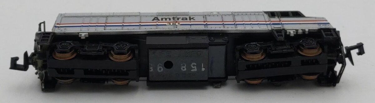 Life Like 7641 N Scale Amtrak F-40 Diesel Locomotive #381 EX/Box