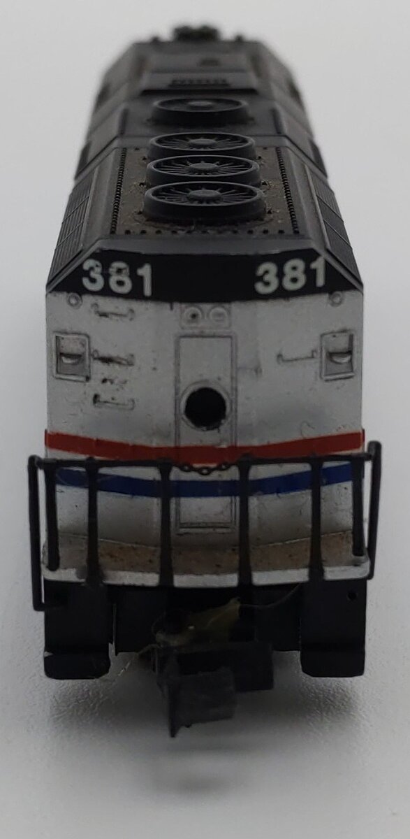 Life Like 7641 N Scale Amtrak F-40 Diesel Locomotive #381 EX/Box