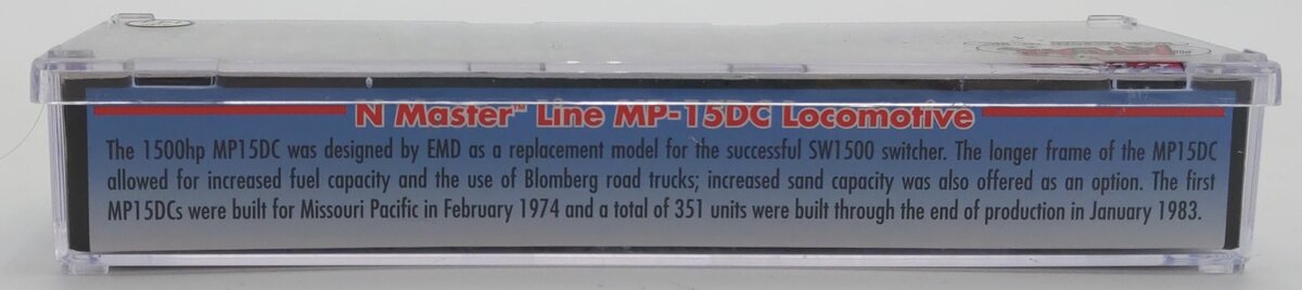 Atlas 52552 N Scale Norfolk Southern MP-15DC Diesel Switcher Locomotive #2419 LN/Box