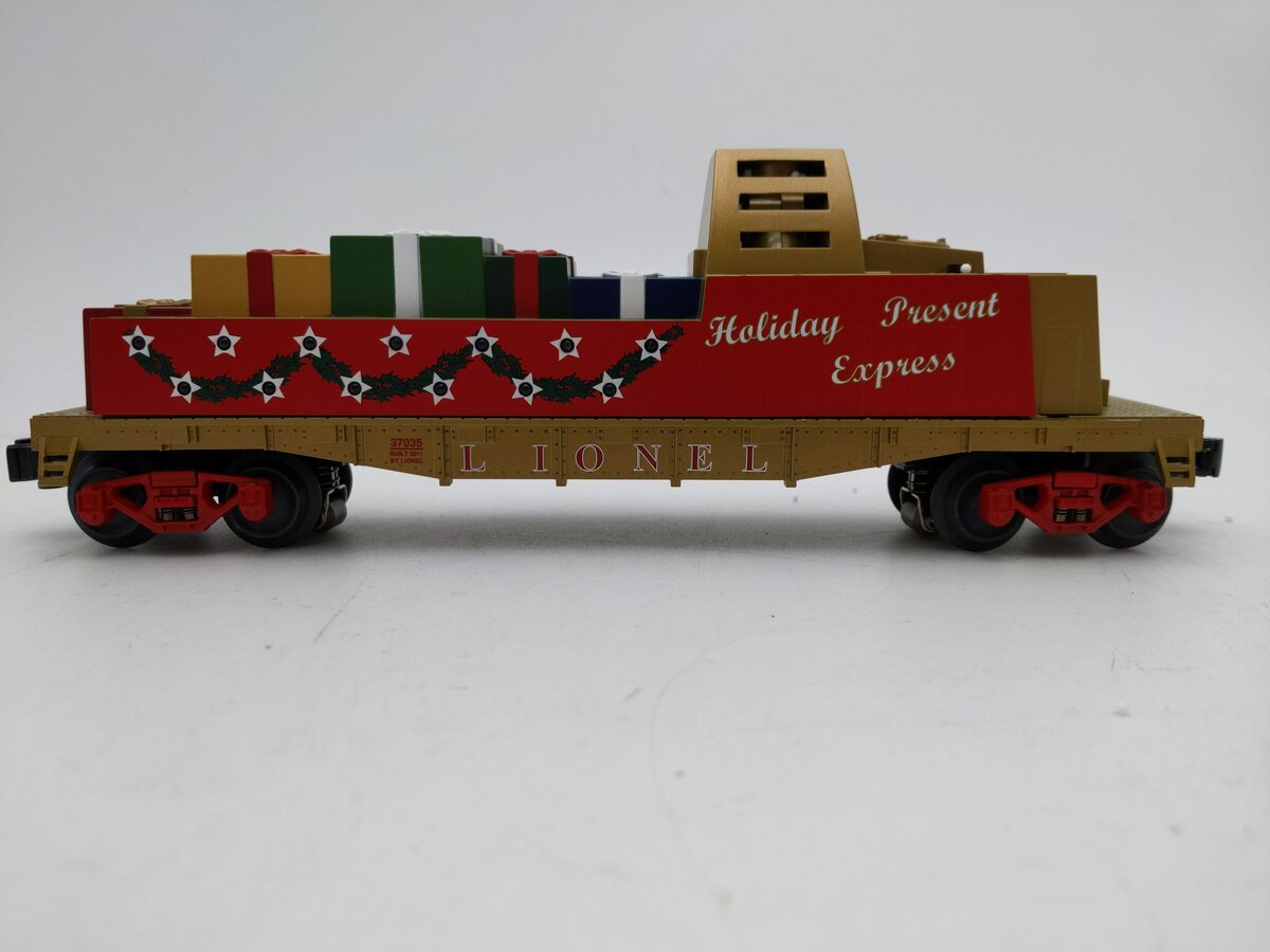 Lionel 6-37035 O Scale Santa's Operating Snow Globe Car VG