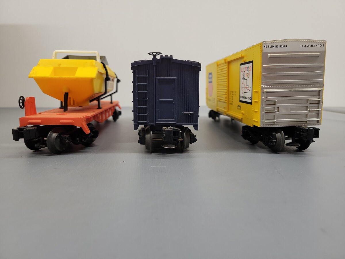 Lionel O Gauge Assorted Freight Cars [5]/Box