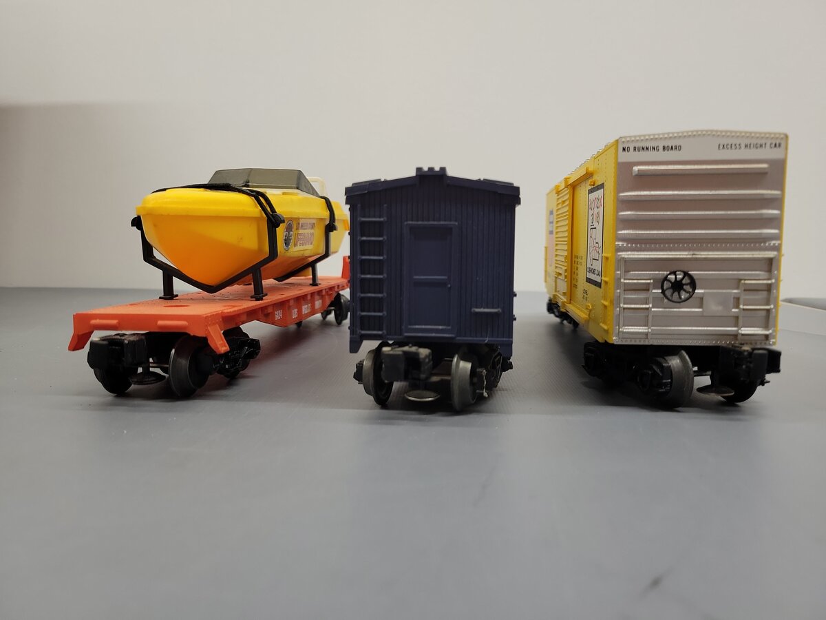 Lionel O Gauge Assorted Freight Cars [5]/Box